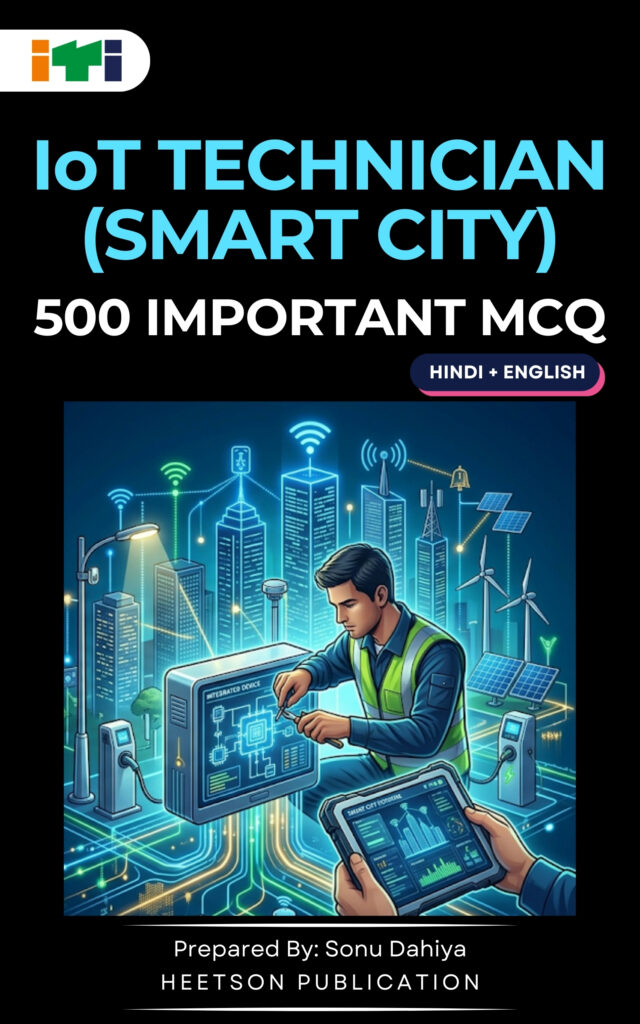 IoT Technician (Smart City) MCQ E-Book Cover Page