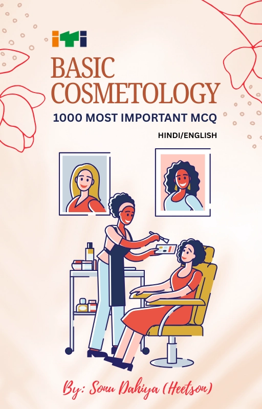 Basic cosmetology MCQ Book cover page