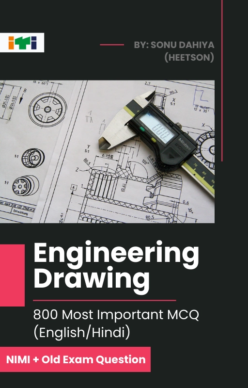 ITI Engineering Drawing MCQ Book Cover Page