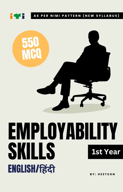ITI Employability skills MCQ Book Cover