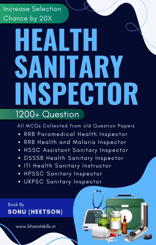 Health Sanitary MCQ Book for Competitive Exams Cover