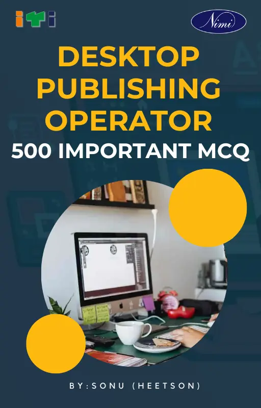 ITI Desktop Publishing Operator MCQ E-Book cover