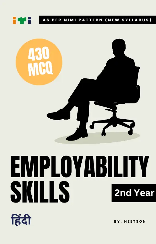 ITI Employability Skills 2nd Year MCQ Book Cover