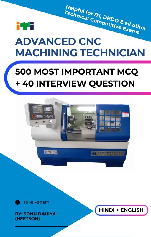 Advanced CNC Machining Technician MCQ book Cover Page