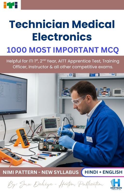 Technician Medical Electronics MCQ Book Cover Page
