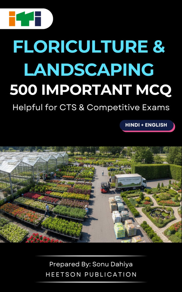 Floriculture & Landscaping MCQ E-Book Cover Page